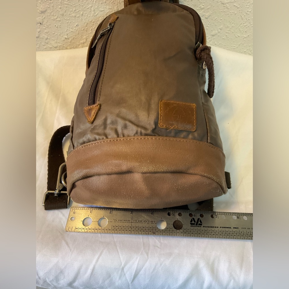 The Same Direction Light Coated Canvas Sling Bag - image 6